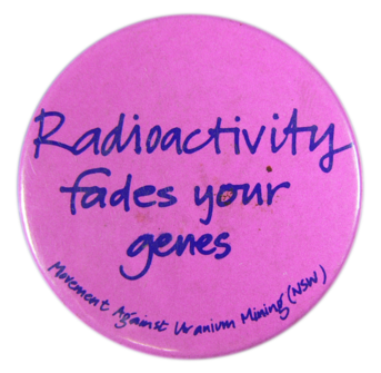 Radioactivity fades your genes