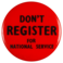 Don’t register for national service